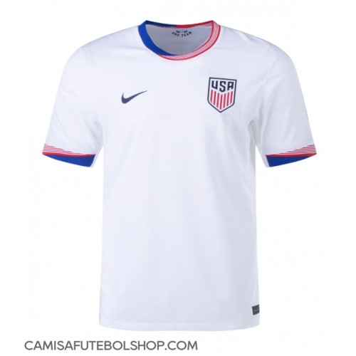 Camisa de time de futebol Estados Unidos Replicas 1º Equipamento Copa America 2024 Manga Curta